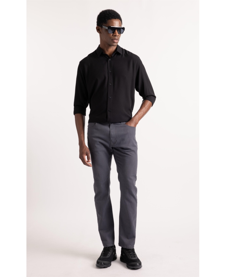 Camisa Visco Classic Xangai Fusioned Preto
