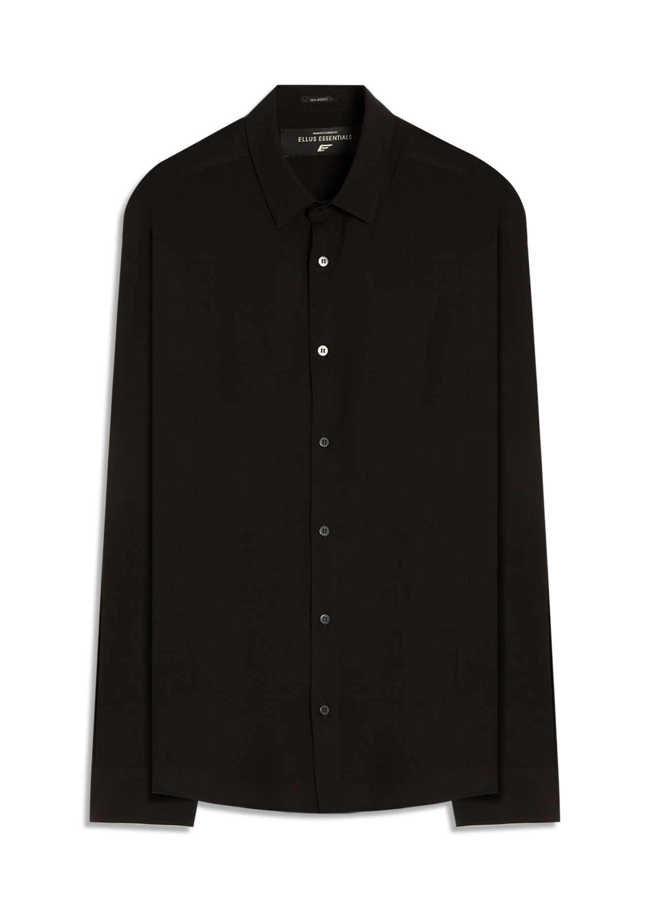 Camisa Visco Classic Xangai Fusioned Preto