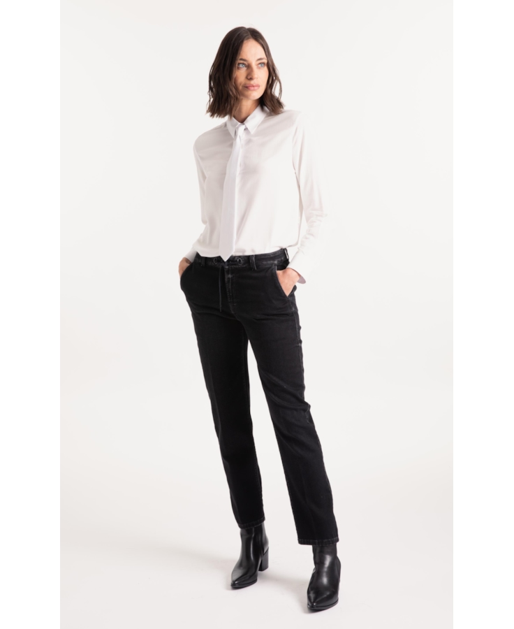 Camisa Visco Classic Xangai Off White