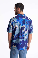 Camisa Visco Draconids Surf Anatomic Azul