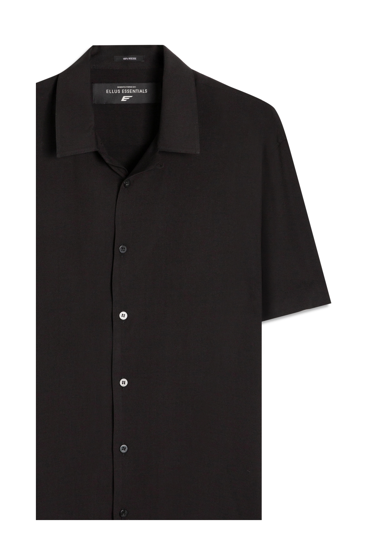 Camisa Visco Essence Hawai Preto
