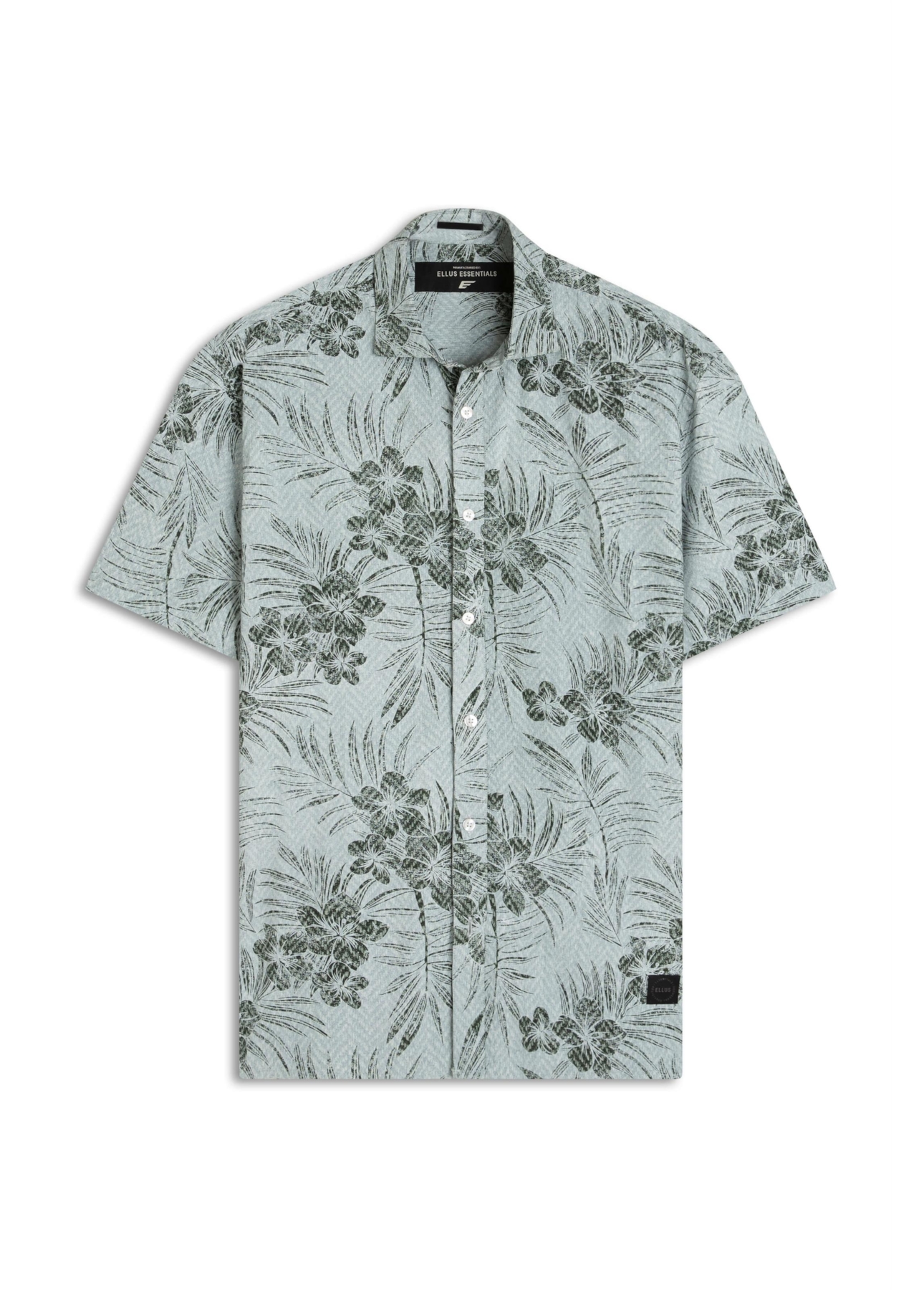 Camisa Visco Garden Surf New Italian Mc Cinza