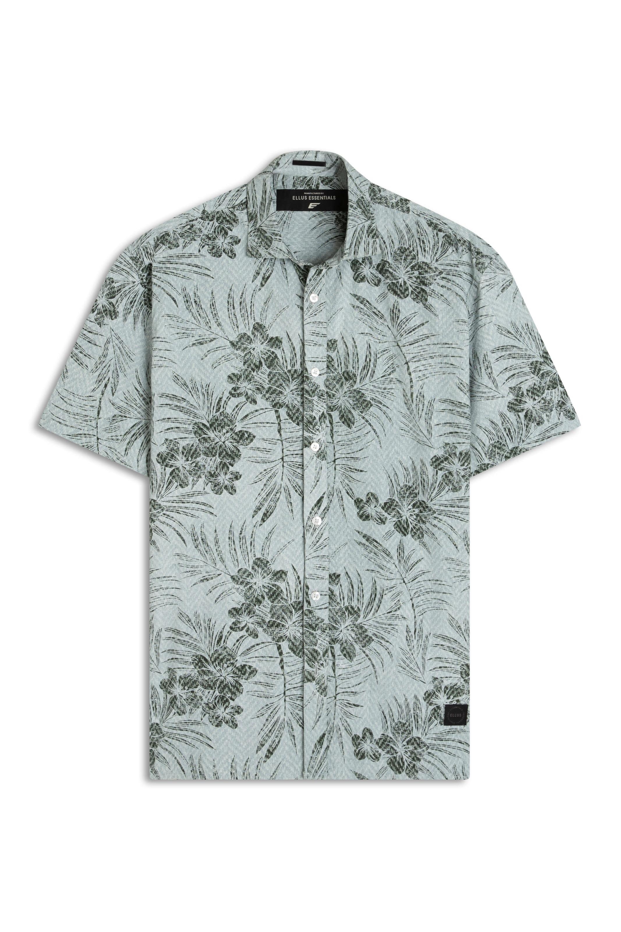 Camisa Visco Garden Surf New Italian Mc Cinza