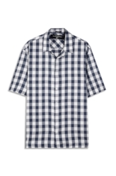 Camisa Visco Irving Vintage Hawai Dark Navy