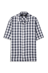 Camisa Visco Irving Vintage Hawai Dark Navy
