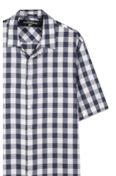 Camisa Visco Irving Vintage Hawai Dark Navy
