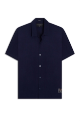 Camisa Visco Loose American Marinho