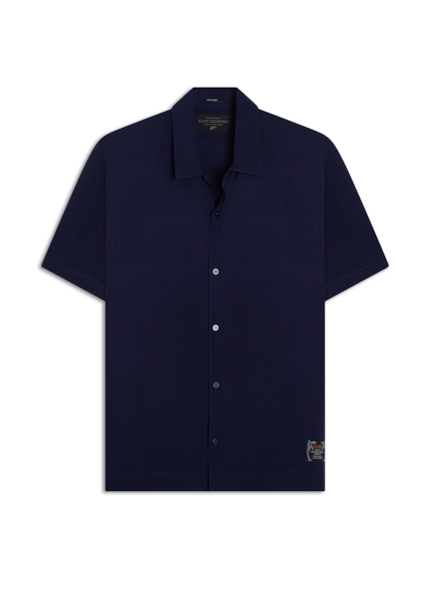 Camisa Visco Loose American Marinho