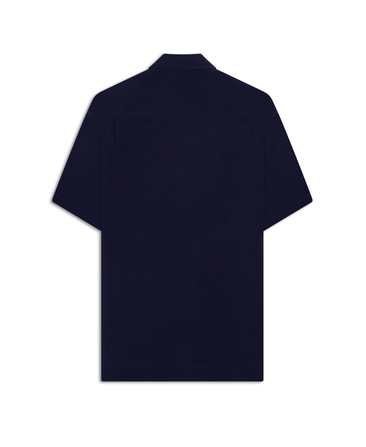 Camisa Visco Loose American Marinho