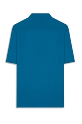 Camisa Visco Loose American Turquesa