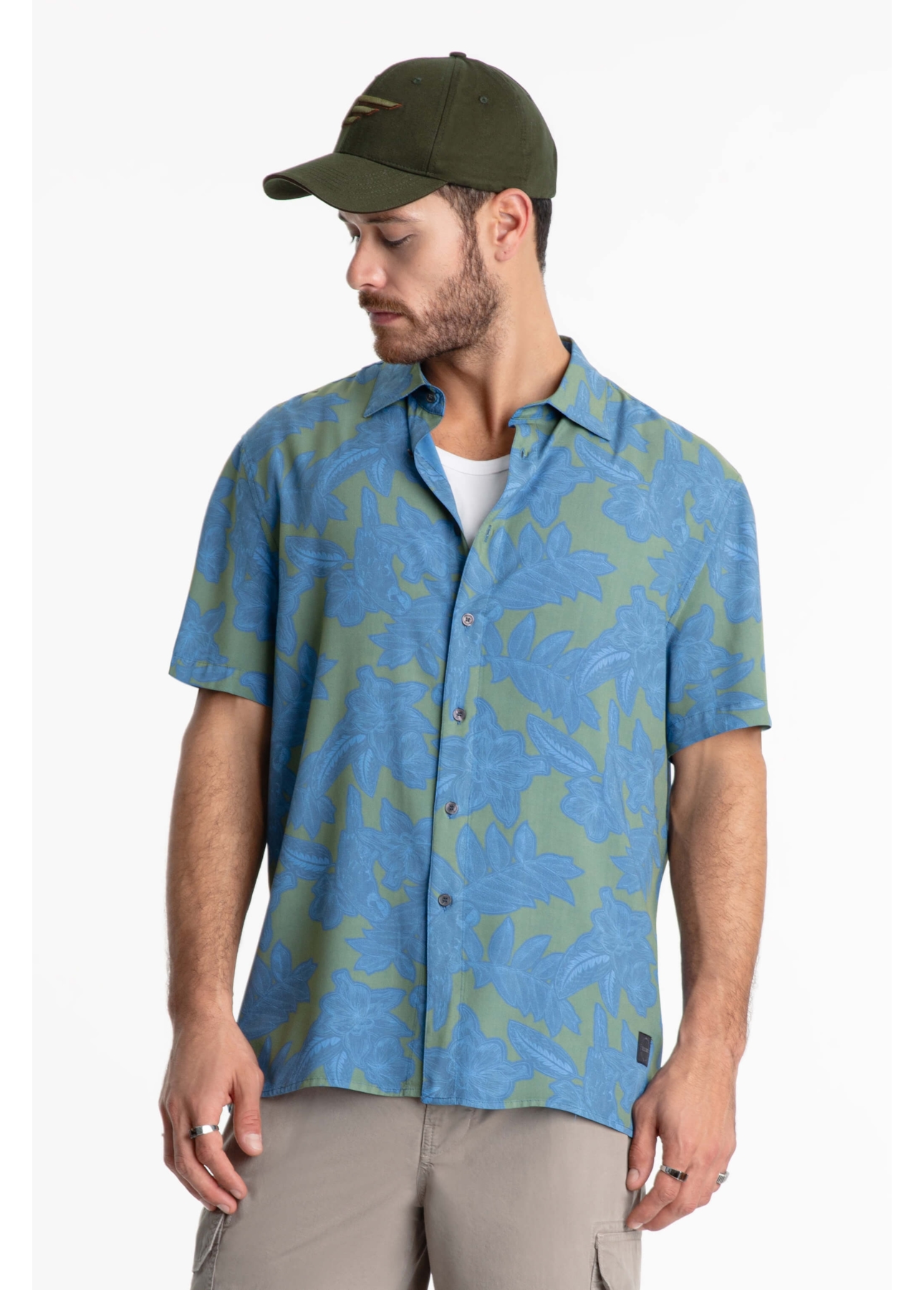 Camisa Visco Macaw New Surf Anatomic Azul
