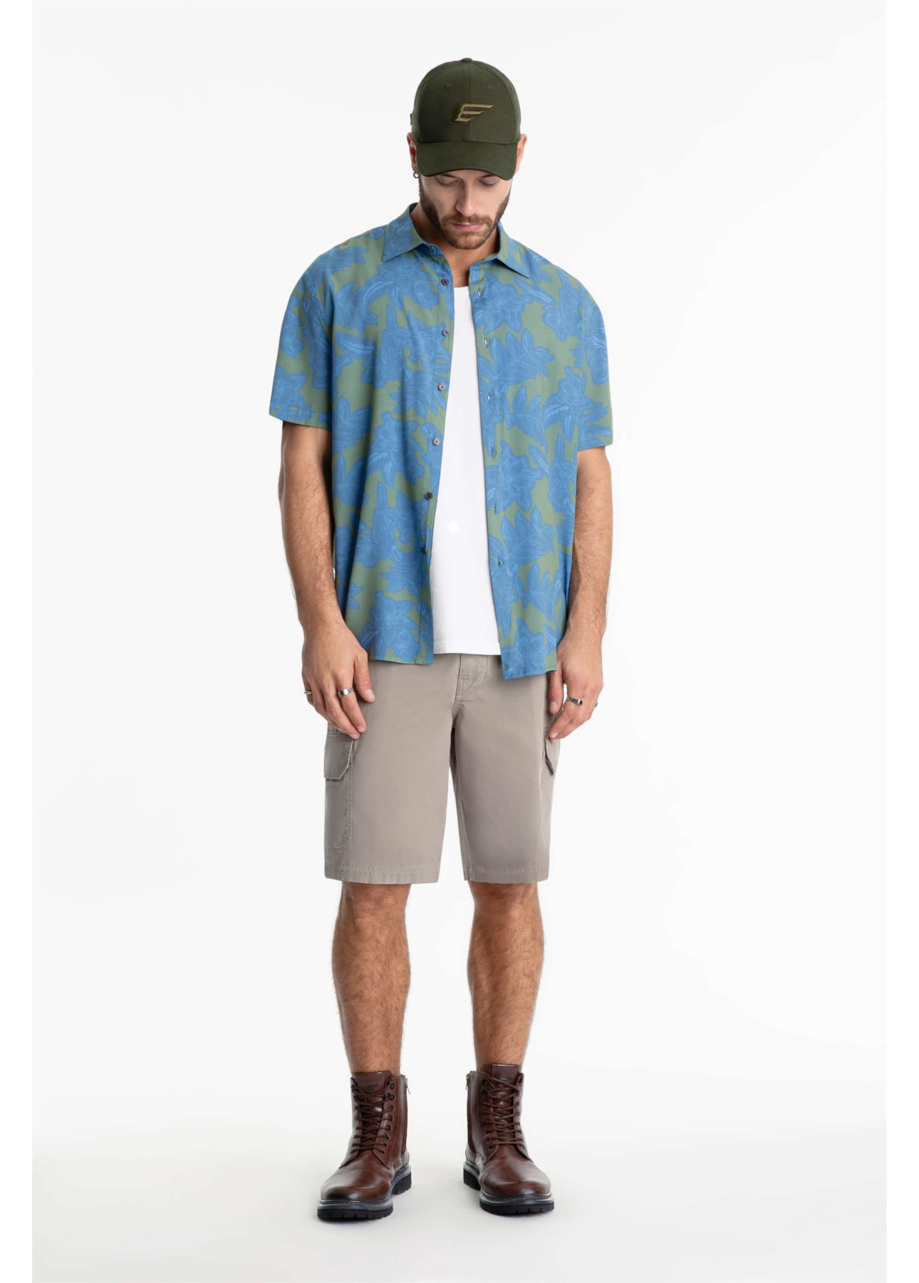 Camisa Visco Macaw New Surf Anatomic Azul