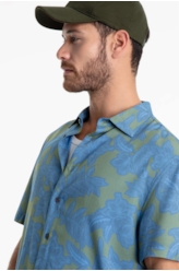 Camisa Visco Macaw New Surf Anatomic Azul