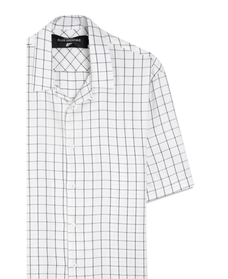 Camisa Visco Midland Vintage Shangai Branco