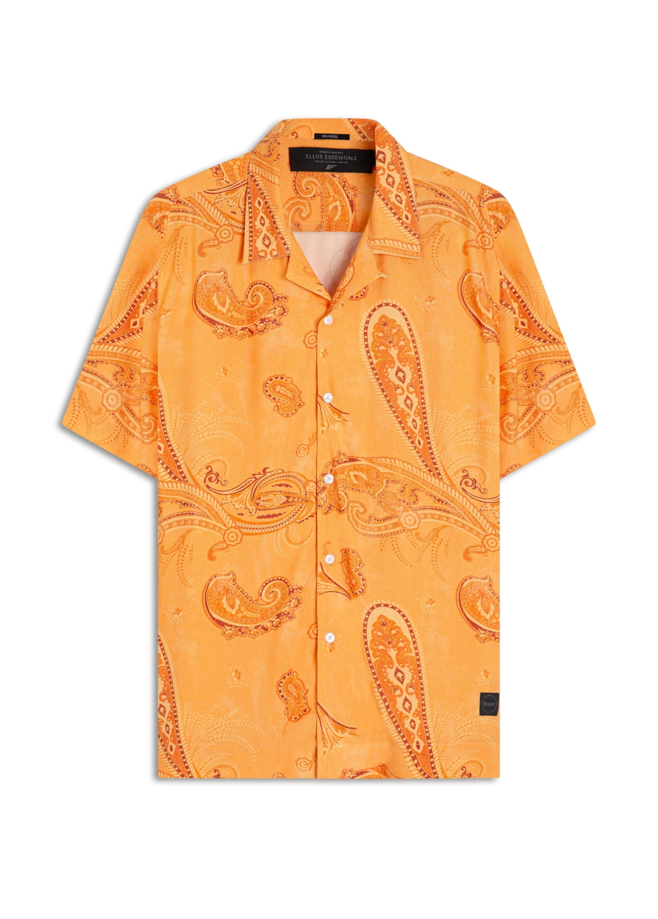 Camisa Visco Nylon American Paisley Laranja