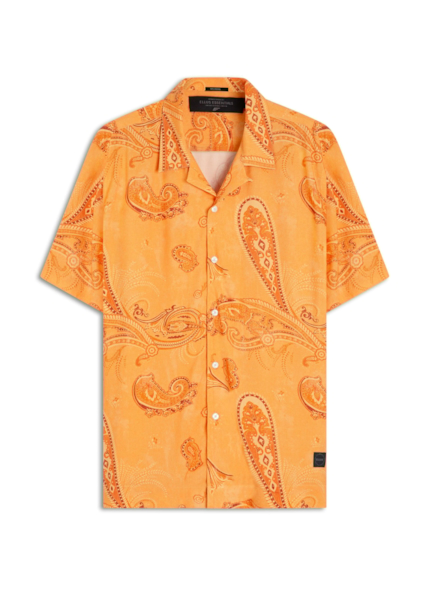 Camisa Visco Nylon American Paisley Laranja