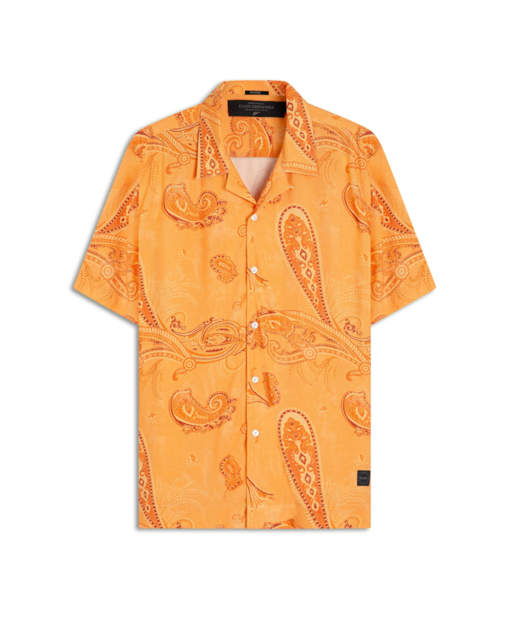 Camisa Visco Nylon American Paisley Laranja