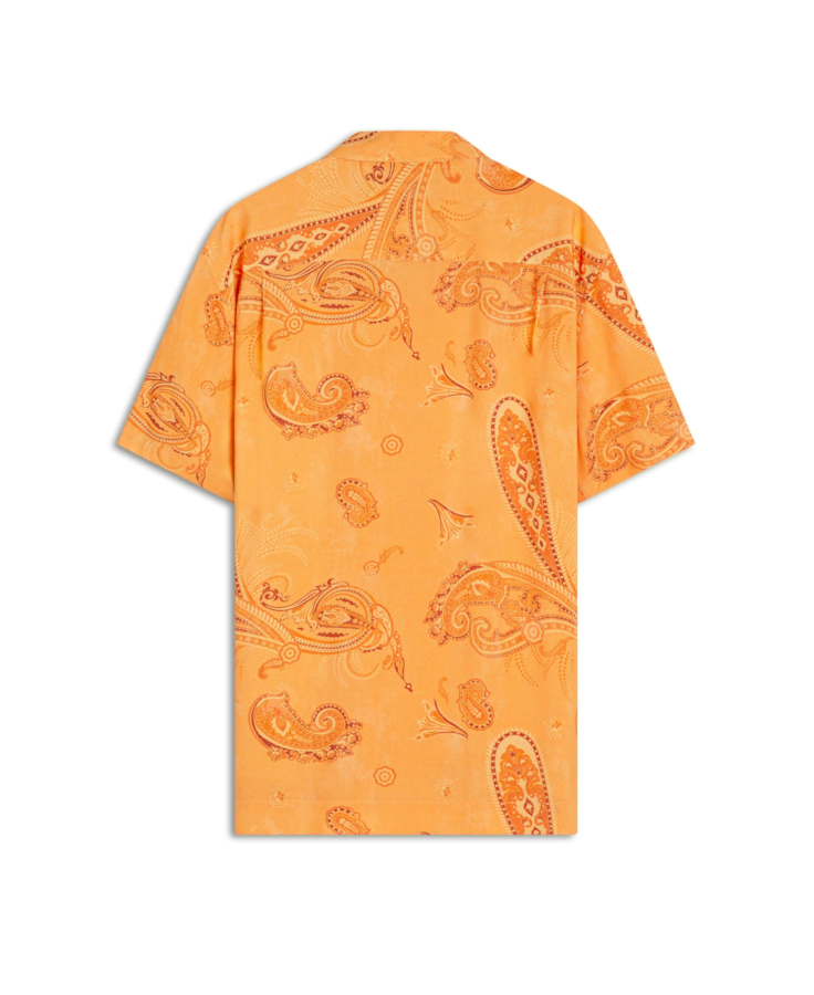 Camisa Visco Nylon American Paisley Laranja