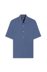 Camisa Visco Vintage Xangai Azul Jeans