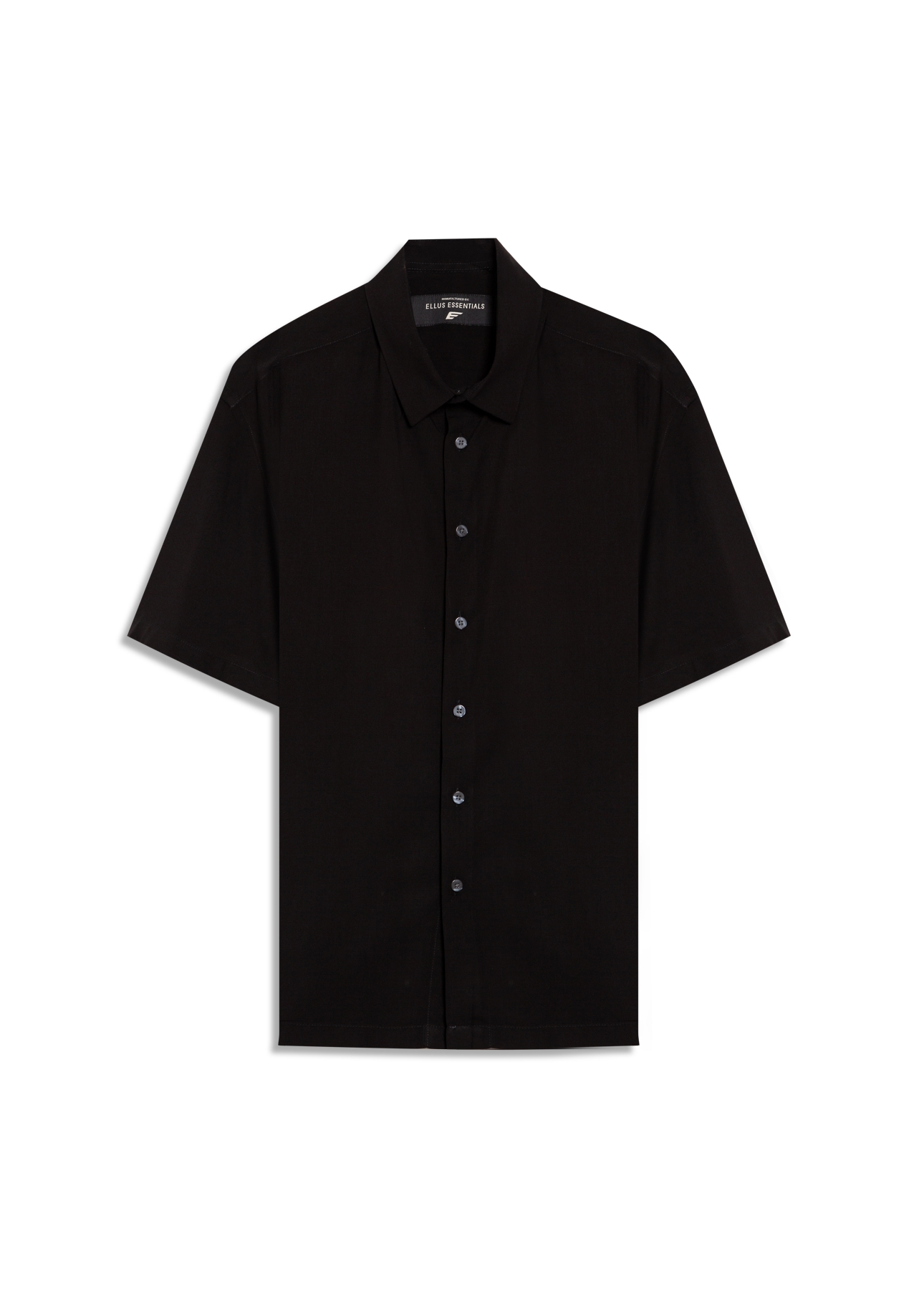 Camisa Visco Vintage Xangai Preto