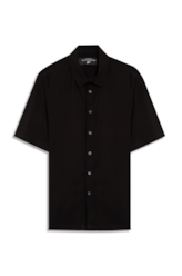 Camisa Visco Vintage Xangai Preto