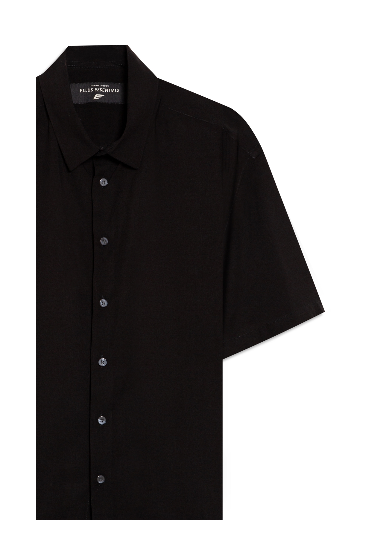 Camisa Visco Vintage Xangai Preto
