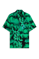 Camisa Visco Watercolor New Surf Anatomic Verde