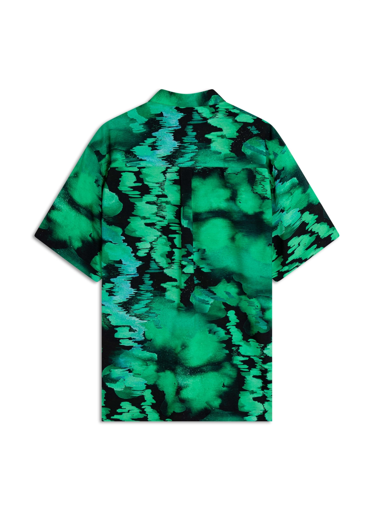 Camisa Visco Watercolor New Surf Anatomic Verde