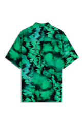 Camisa Visco Watercolor New Surf Anatomic Verde