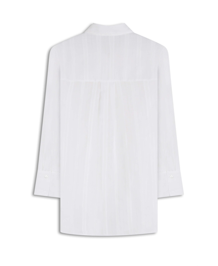 Camisa Voil Maquinetado Branco