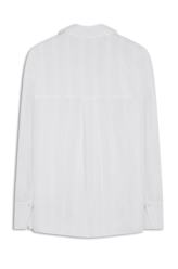 Camisa Voil Maquinetado Oversized Off White
