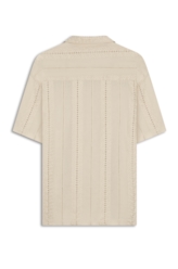 Camisa Voil Striped Overshirt American Areia