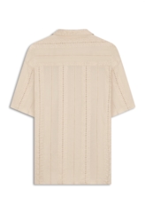 Camisa Voil Striped Overshirt American Areia