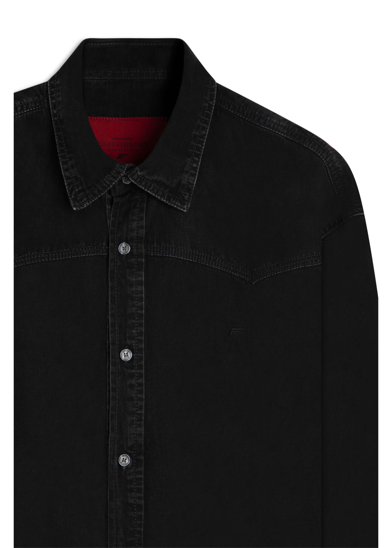Camisa Western Denim Light Black 2020-Lav.Black C/ Luva