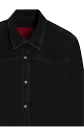 Camisa Western Denim Light Black 2020-Lav.Black C/ Luva