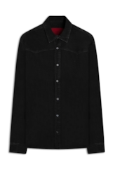 Camisa Western Denim Light Black 2020-Lav.Black C/ Luva
