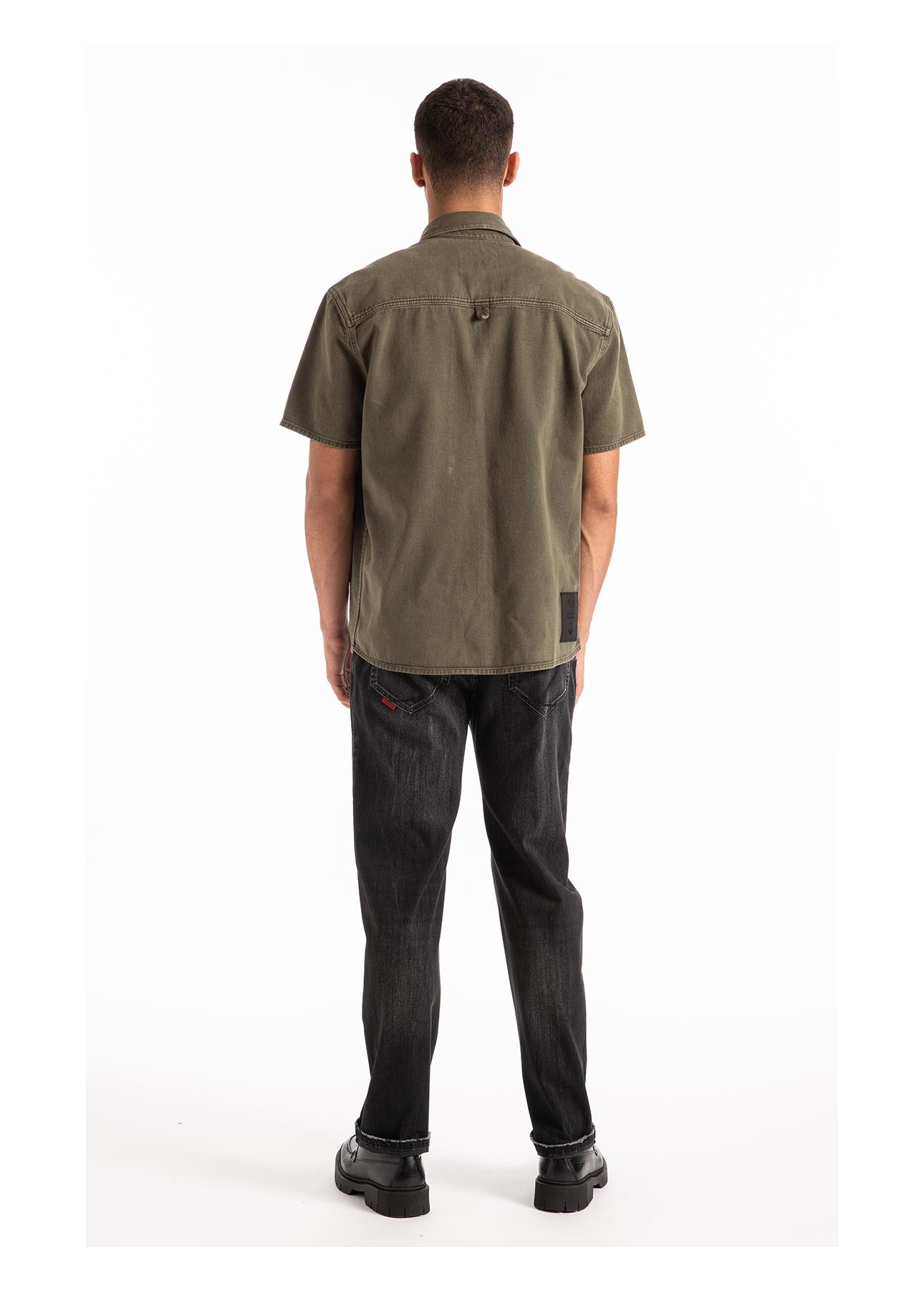 Camisa White Denim  Cargo Verde Escuro