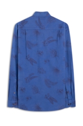 Camisa Winter Palms Purple Blue
