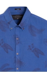 Camisa Winter Palms Purple Blue