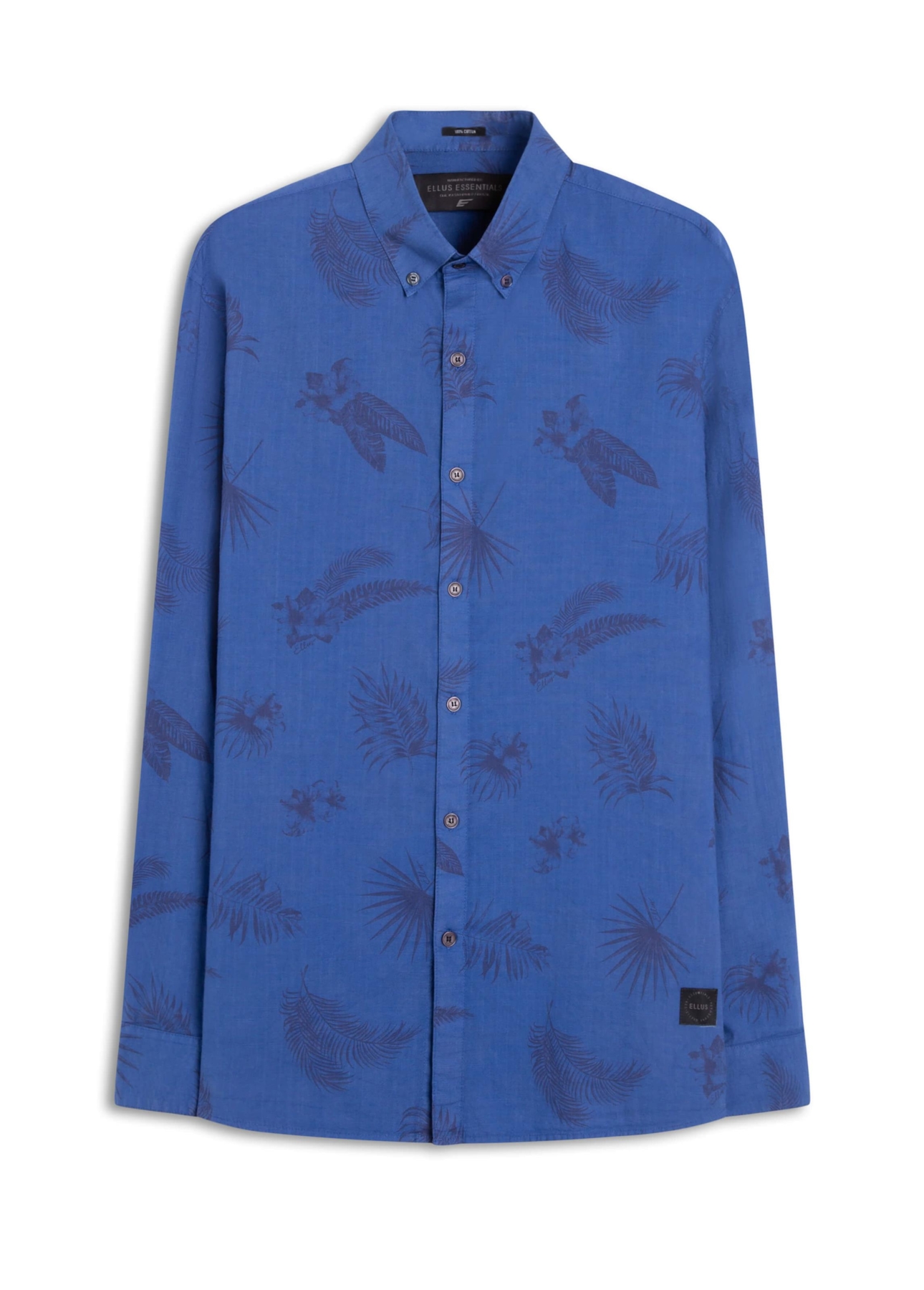 Camisa Winter Palms Purple Blue