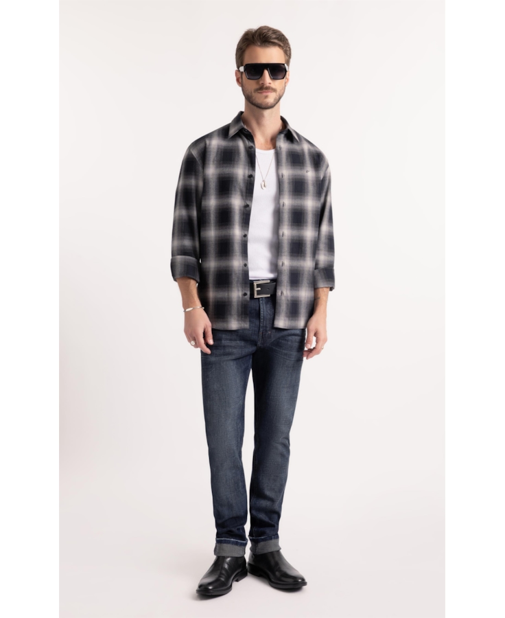 Camisa Wool Touch Archer Irish Preto
