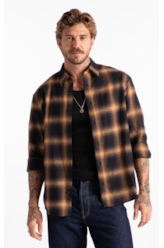 Camisa Wool Touch Cepheus Classic Irish Ml Camel