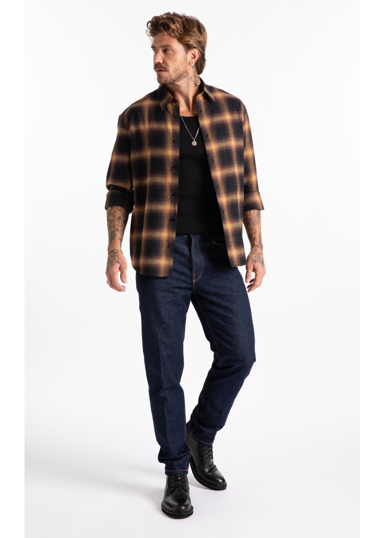 Camisa Wool Touch Cepheus Classic Irish Ml Camel