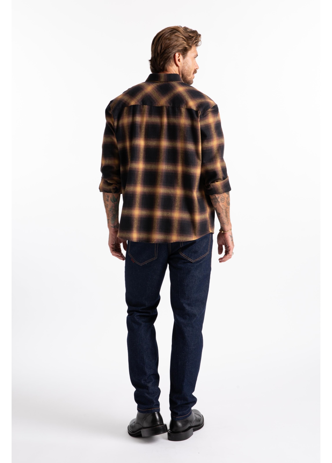 Camisa Wool Touch Cepheus Classic Irish Ml Camel