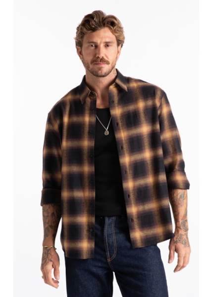 Camisa Wool Touch Cepheus Classic Irish Ml Camel