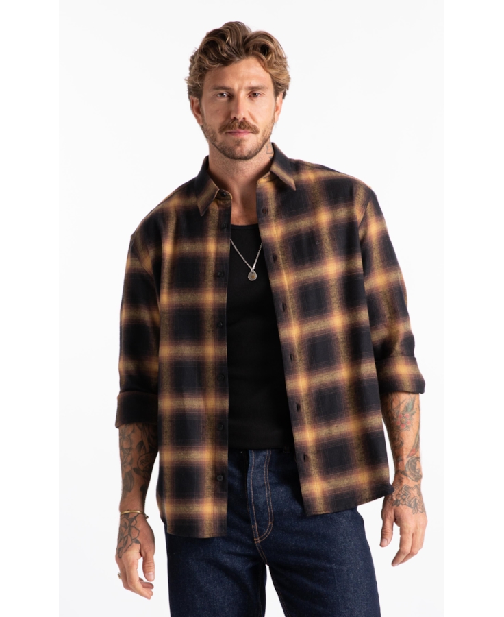 Camisa Wool Touch Cepheus Classic Irish Ml Camel