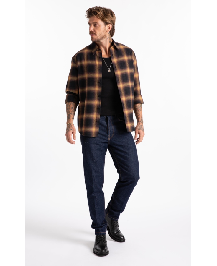 Camisa Wool Touch Cepheus Classic Irish Ml Camel