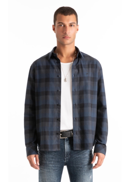 Camisa Wool Touch Corvus Irish Midnight Blue