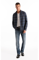 Camisa Wool Touch Corvus Irish Midnight Blue