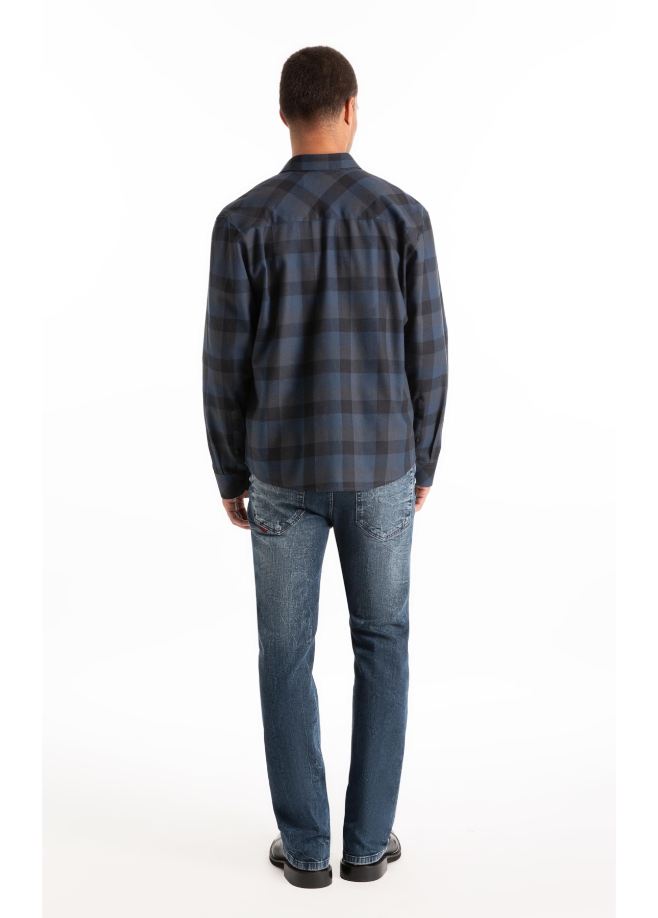 Camisa Wool Touch Corvus Irish Midnight Blue